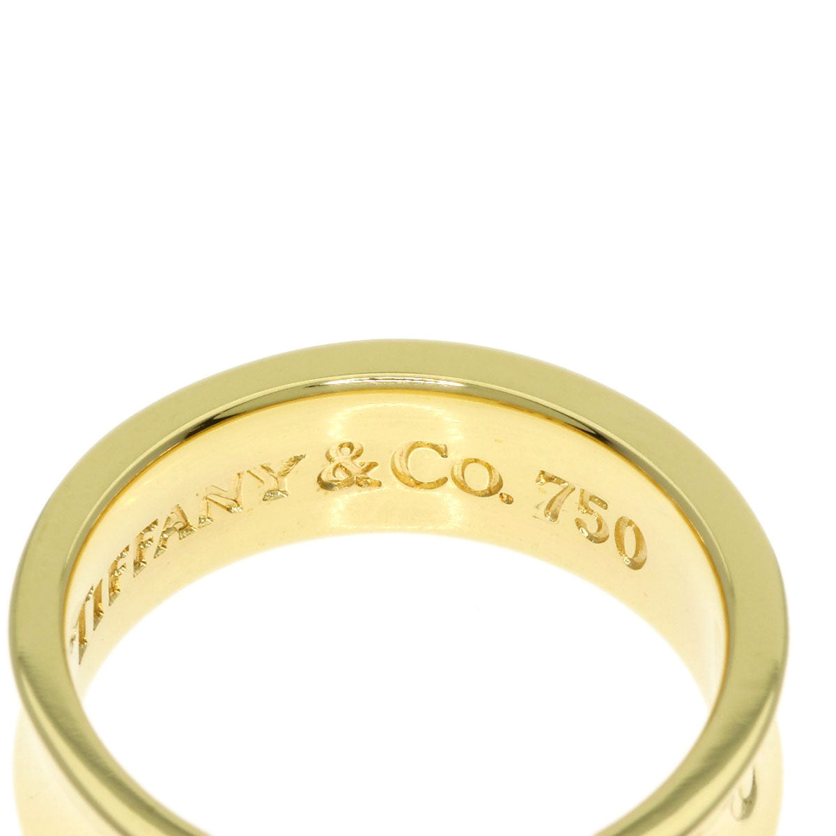TIFFANY&Co. 1837 Ring K18 Yellow Gold Ladies [Used]