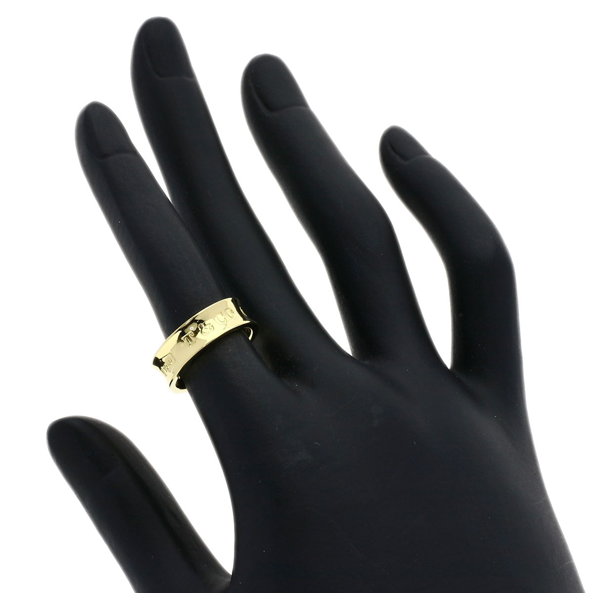 TIFFANY&Co. 1837 Ring K18 Yellow Gold Ladies [Used]