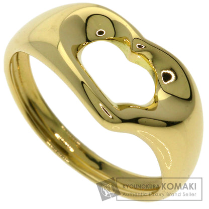 TIFFANY&Co. Open heart Ring K18 Yellow Gold Ladies [Used]
