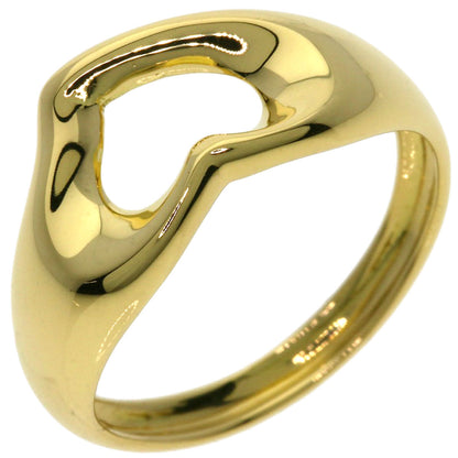 TIFFANY&Co. Open heart Ring K18 Yellow Gold Ladies [Used]