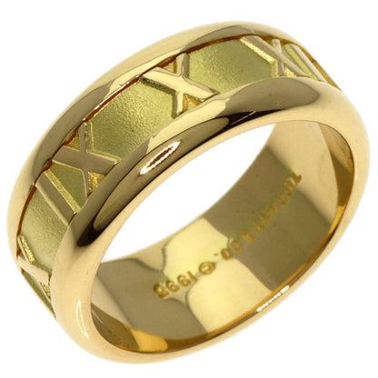 TIFFANY&Co. Atlas Ring K18 Yellow Gold Ladies [Used]