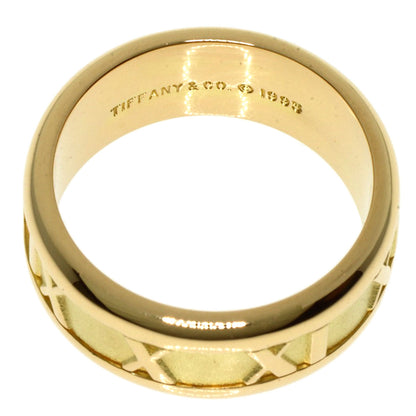 TIFFANY&Co. Atlas Ring K18 Yellow Gold Ladies [Used]