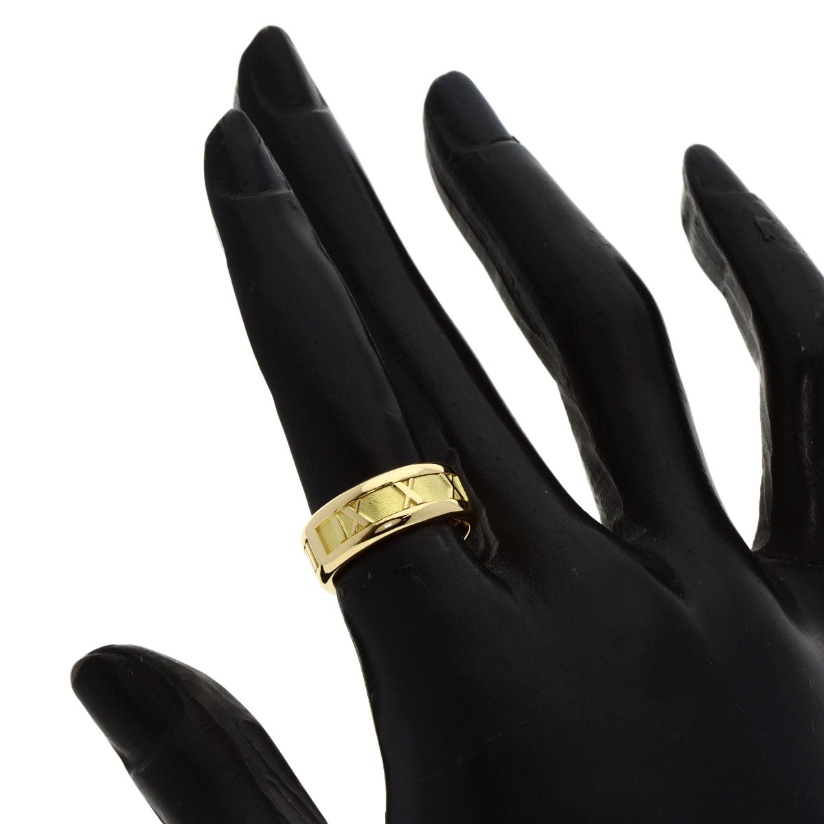 TIFFANY&Co. Atlas Ring K18 Yellow Gold Ladies [Used]