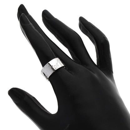 GUCCI   Ring Icon Wide #12 K18 White Gold Ladies