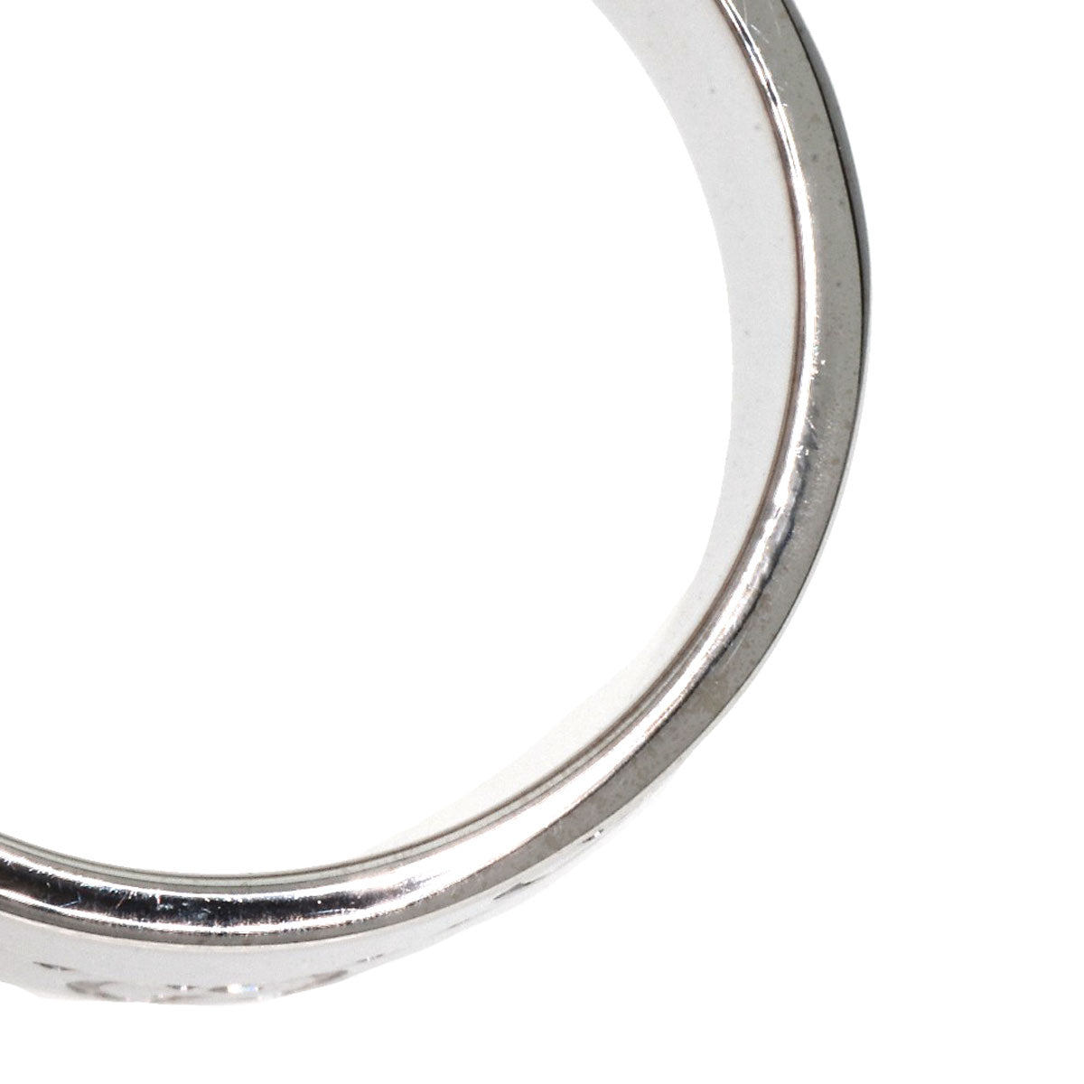 GUCCI   Ring Icon Wide #12 K18 White Gold Ladies