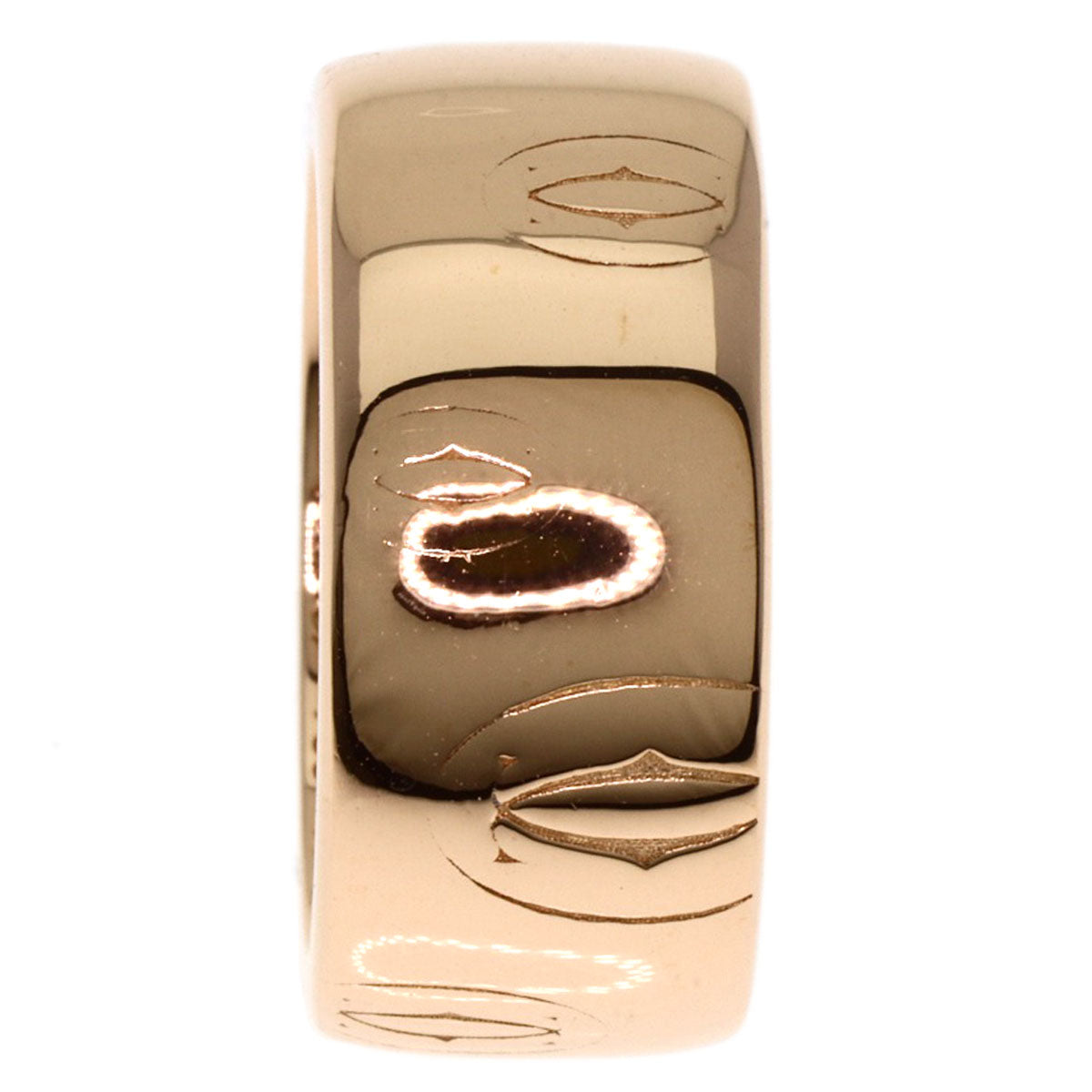 CARTIER Happy Birthday #44 Ring K18 Pink Gold Ladies [Used]