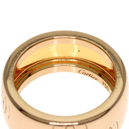 CARTIER Happy Birthday #44 Ring K18 Pink Gold Ladies [Used]