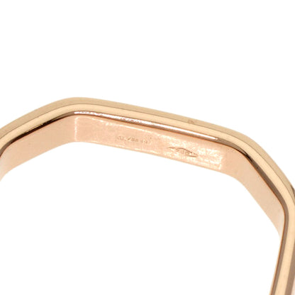 GUCCI Octagonal #7 Ring K18 Pink Gold Ladies [Used]