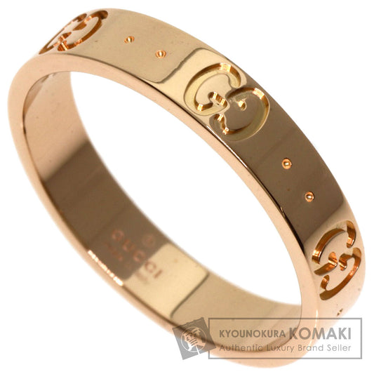GUCCI Icon # 17 Ring K18 Pink Gold Ladies [Used]