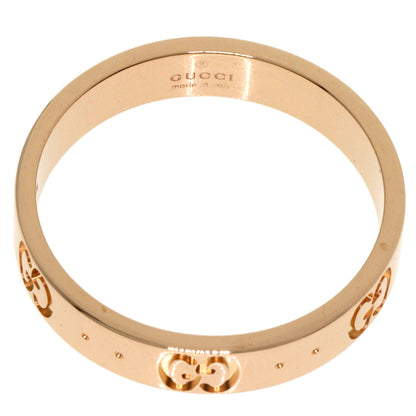 GUCCI Icon # 17 Ring K18 Pink Gold Ladies [Used]