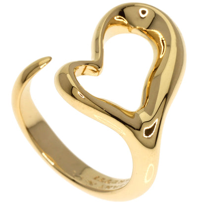 TIFFANY&Co. Open heart Ring K18 Yellow Gold Ladies [Used]