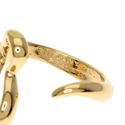 TIFFANY&Co. Open heart Ring K18 Yellow Gold Ladies [Used]