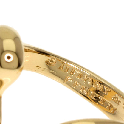 TIFFANY&Co. Open heart Ring K18 Yellow Gold Ladies [Used]