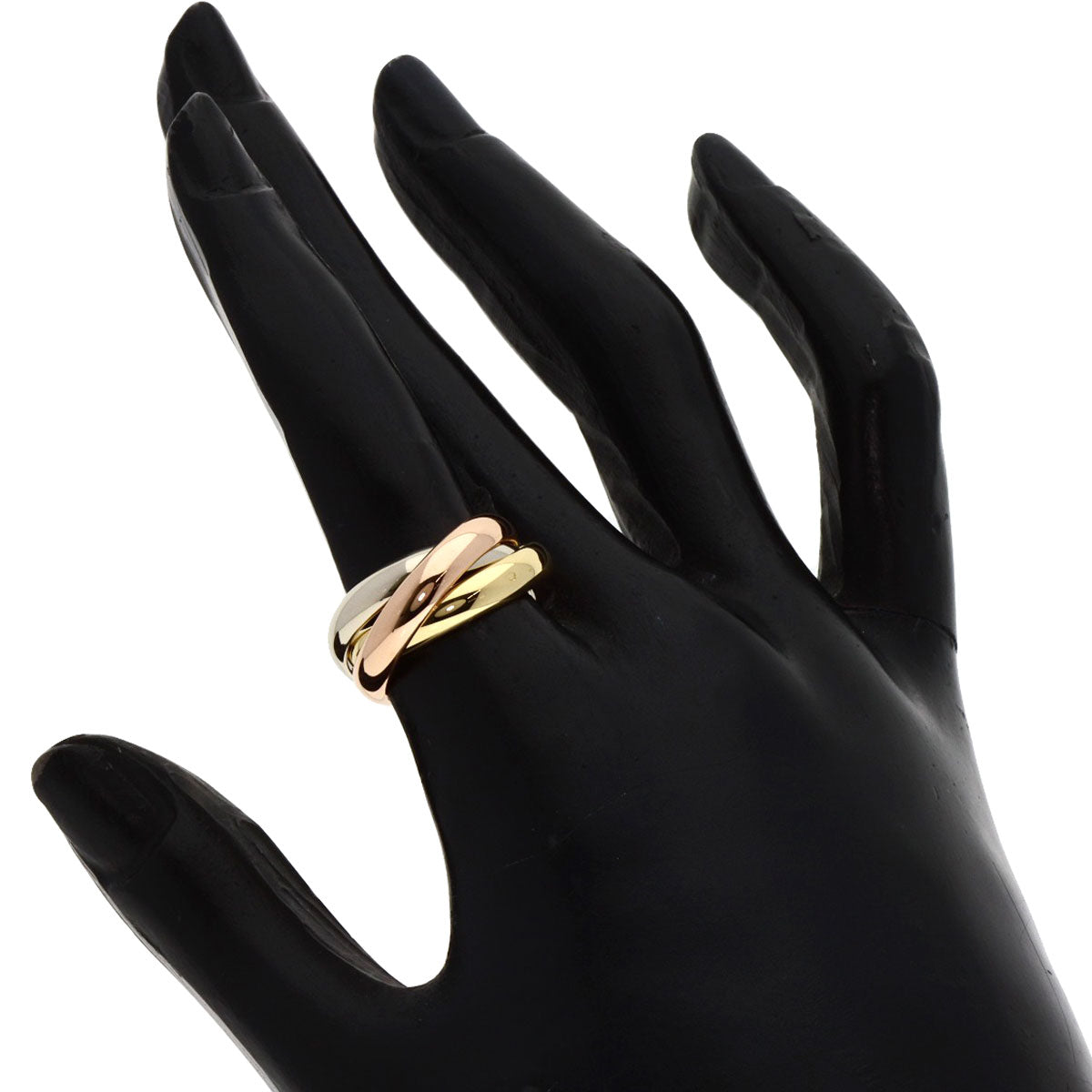 CARTIER Trinity #51 Ring K18 Yellow Gold K18 White GoldLadies [Used]