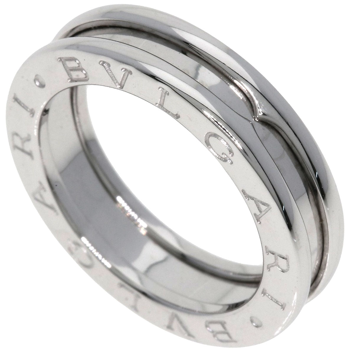 BVLGARI B.zero1 1 band XS #48 Ring K18 White Gold Ladies [Used]