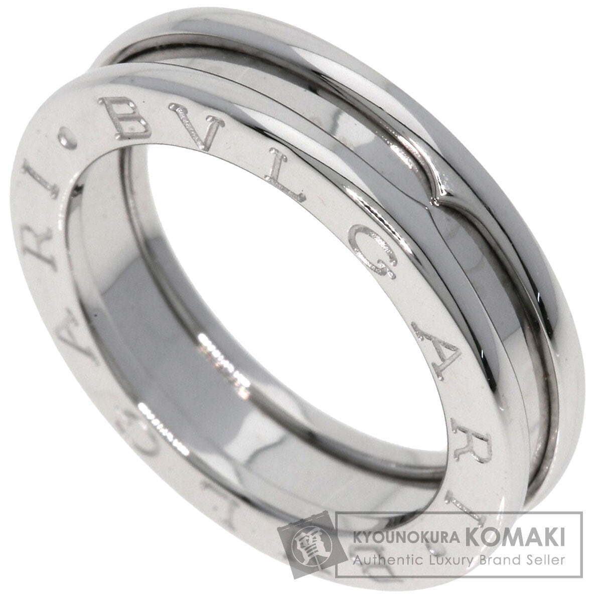 BVLGARI B.zero1 1 band XS #48 Ring K18 White Gold Ladies [Used]