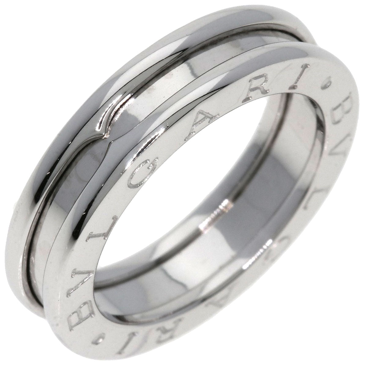 BVLGARI B.zero1 1 band XS #48 Ring K18 White Gold Ladies [Used]