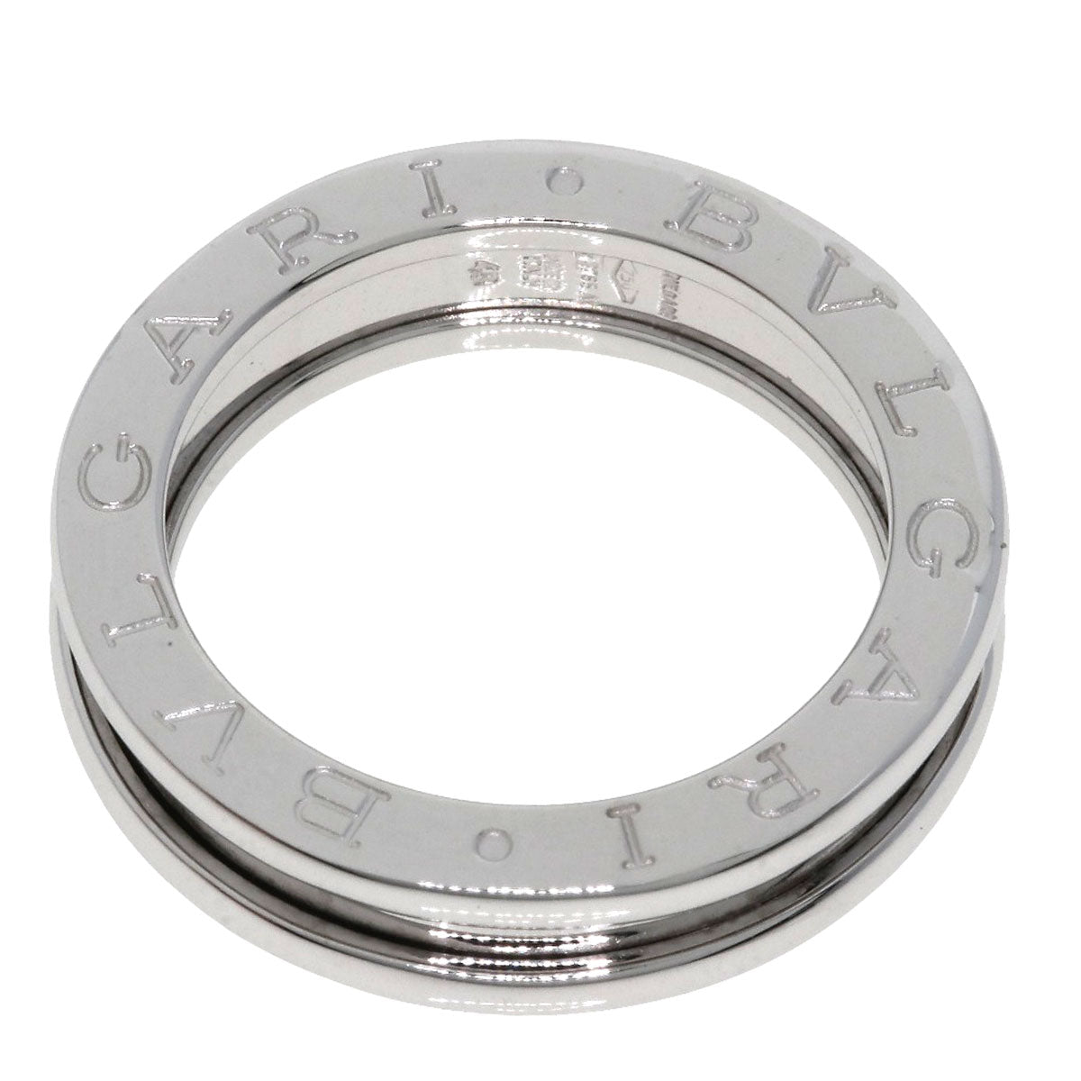 BVLGARI B.zero1 1 band XS #48 Ring K18 White Gold Ladies [Used]