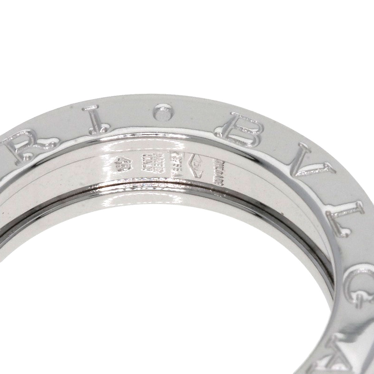 BVLGARI B.zero1 1 band XS #48 Ring K18 White Gold Ladies [Used]