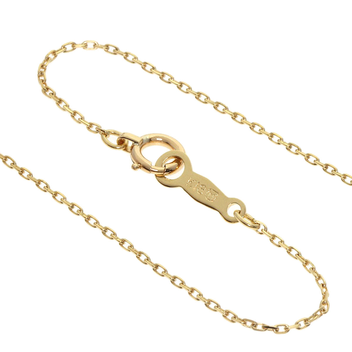 MIKIMOTO Pearl Pearl Diamond Necklace K18 Yellow Gold Ladies [Used]