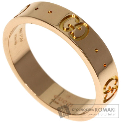 GUCCI Icon # 9 Ring K18 Pink Gold Ladies [Used]