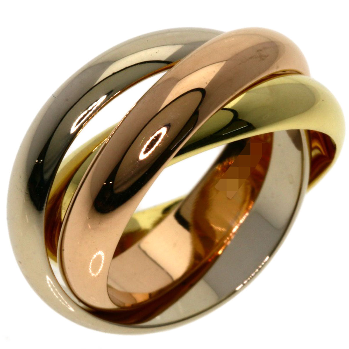 CARTIER Trinity #49 Ring K18 Yellow Gold K18 White GoldLadies [Used]