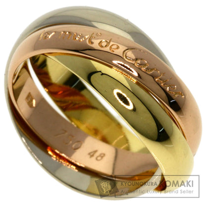 CARTIER Trinity #48 Ring K18 Yellow Gold K18 White GoldLadies [Used]