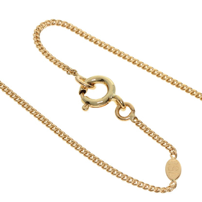 Dior   Necklace Cross diamond K18 Yellow Gold Ladies