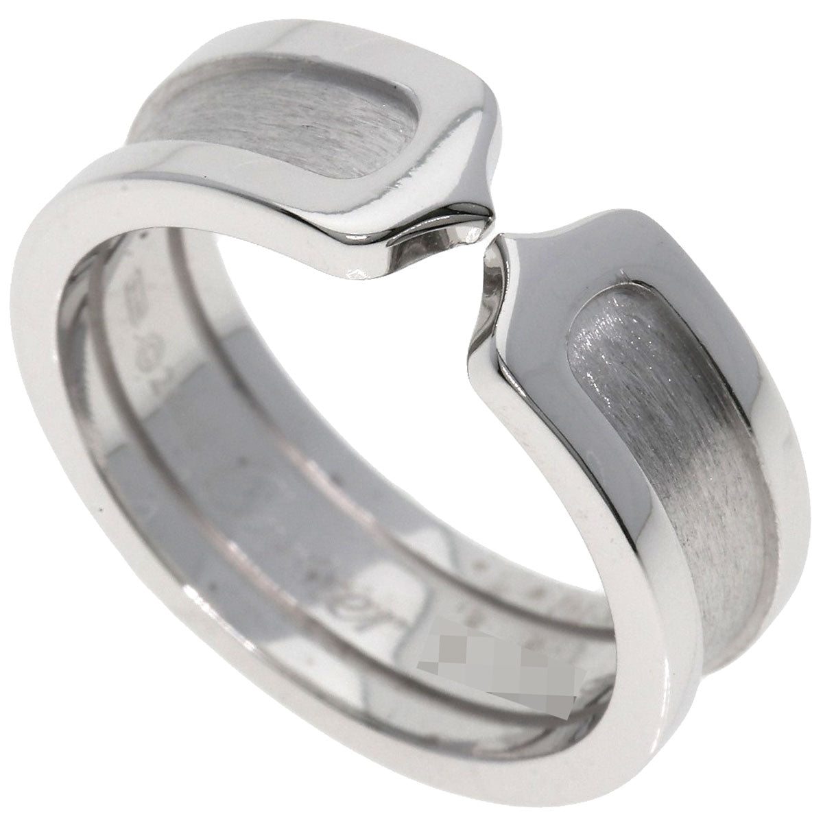 CARTIER   Ring C2 Ring #53 K18 White Gold Ladies