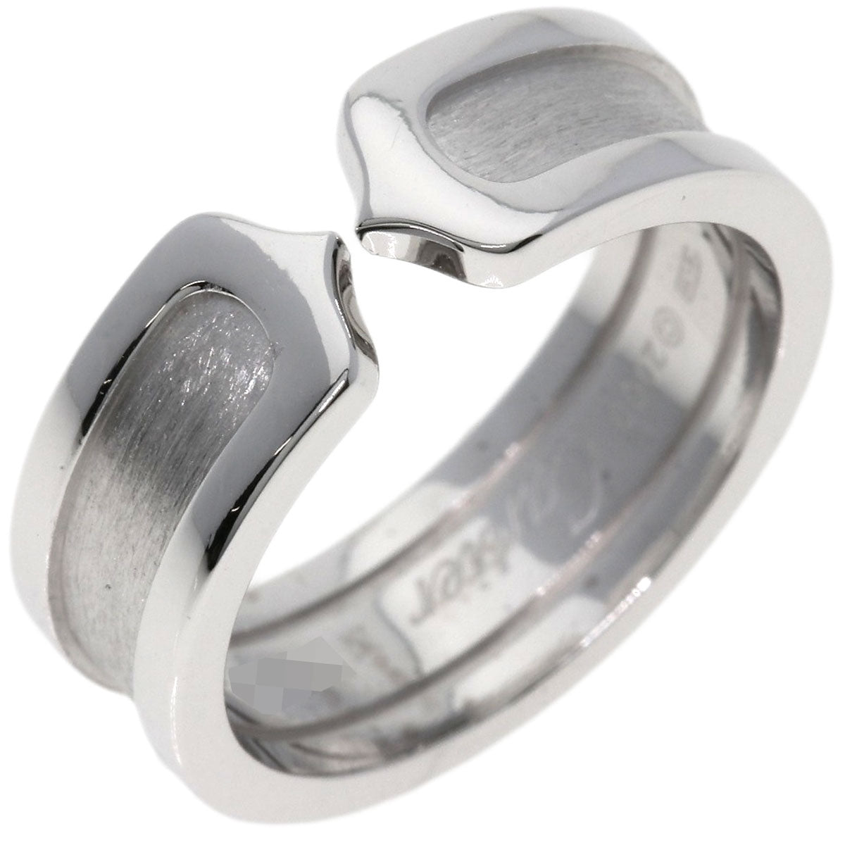 CARTIER   Ring C2 Ring #53 K18 White Gold Ladies