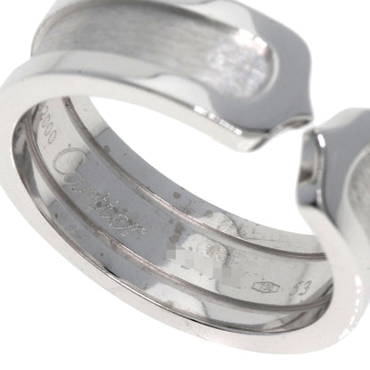 CARTIER   Ring C2 Ring #53 K18 White Gold Ladies