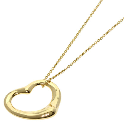TIFFANY&Co. Open heart Necklace K18 Yellow Gold Ladies [Used]