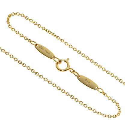 TIFFANY&Co. Open heart Necklace K18 Yellow Gold Ladies [Used]