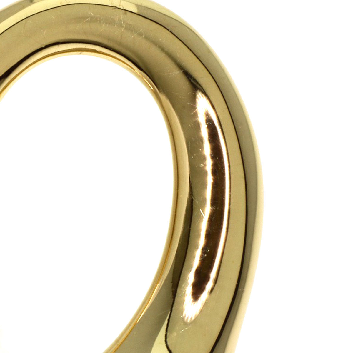 TIFFANY&Co. Open heart Necklace K18 Yellow Gold Ladies [Used]