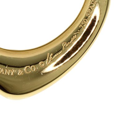 TIFFANY&Co. Open heart Necklace K18 Yellow Gold Ladies [Used]