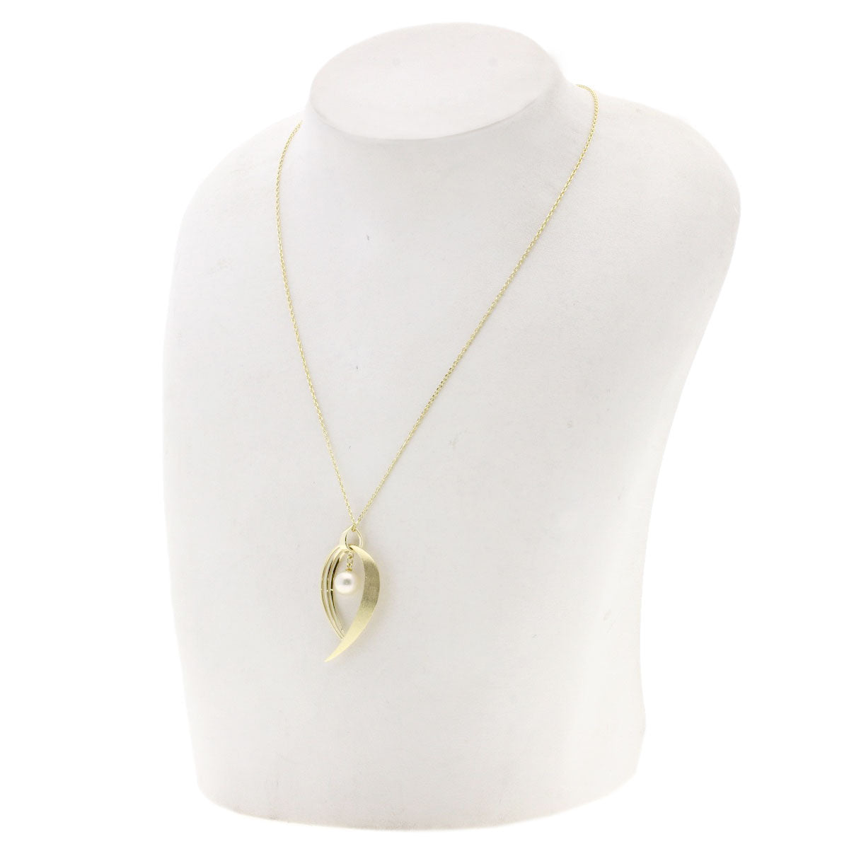 MIKIMOTO Pearl Pearl Necklace K14 Yellow Gold Ladies [Used]