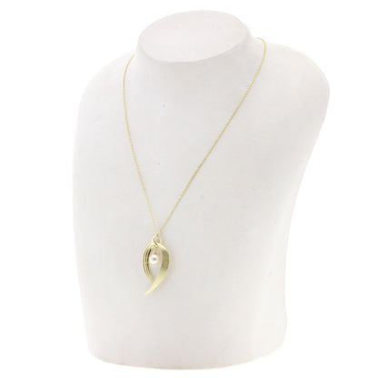 MIKIMOTO Pearl Pearl Necklace K14 Yellow Gold Ladies [Used]
