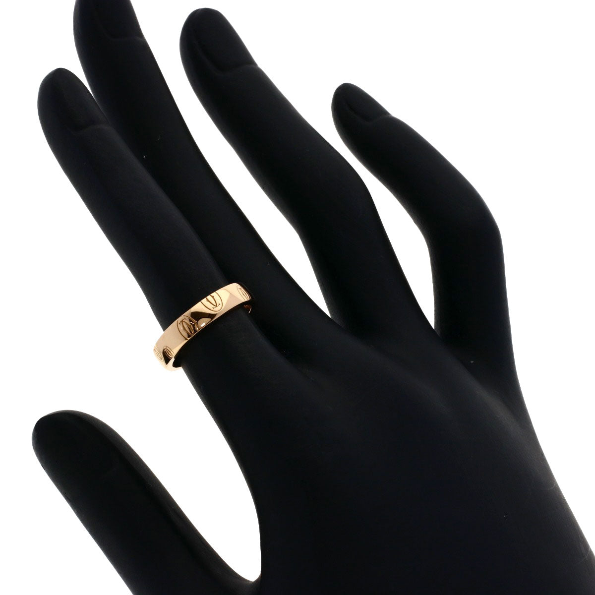 CARTIER Happy Birthday #48 Ring K18 Pink Gold Ladies [Used]