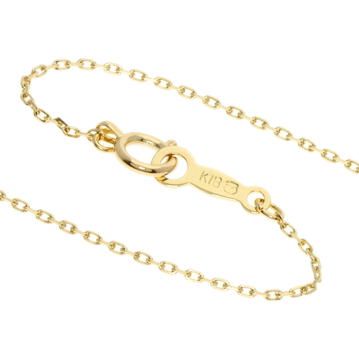 MIKIMOTO Pearl Pearl Diamond Necklace K18 Yellow Gold Ladies [Used]