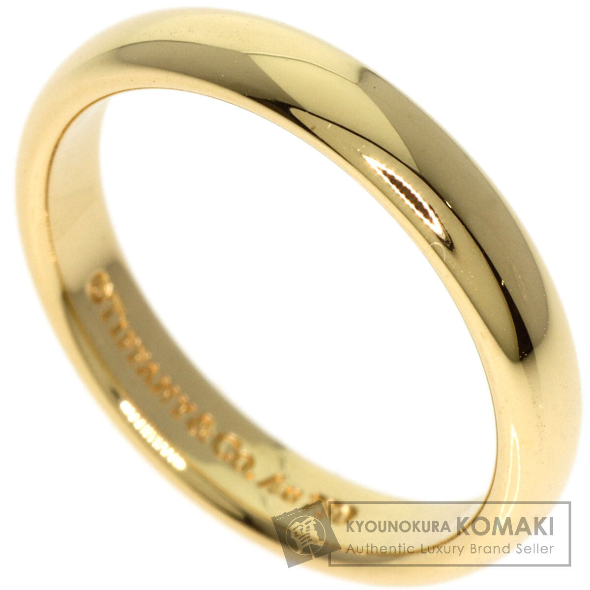 TIFFANY&Co. Classic band Ring K18 Yellow Gold Ladies [Used]