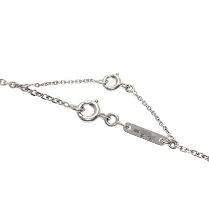 CARTIER C heart Necklace K18 White Gold Ladies [Used]