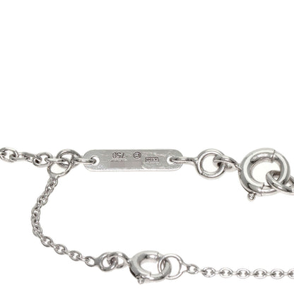 CARTIER C heart Necklace K18 White Gold Ladies [Used]