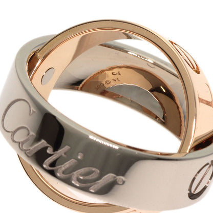 CARTIER secret love ring #47 Ring K18 White Gold 18K Pink GoldLadies [Used]
