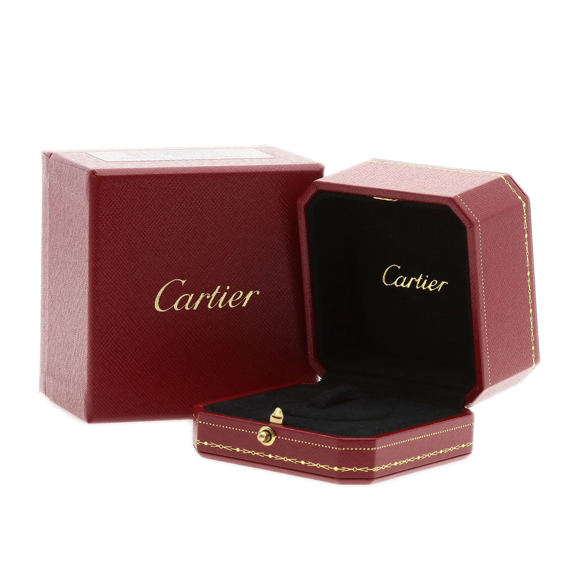 CARTIER secret love ring #47 Ring K18 White Gold 18K Pink GoldLadies [Used]