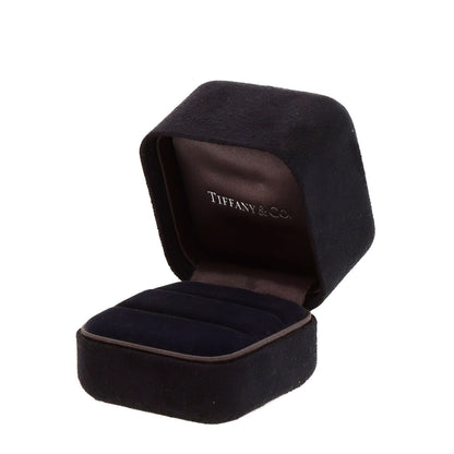 TIFFANY&Co. Stacking band ring 1P Diamond Ring K18 Pink Gold Ladies [Used]