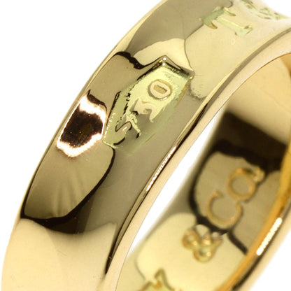TIFFANY&Co. 1837 Ring K18 Yellow Gold Ladies [Used]