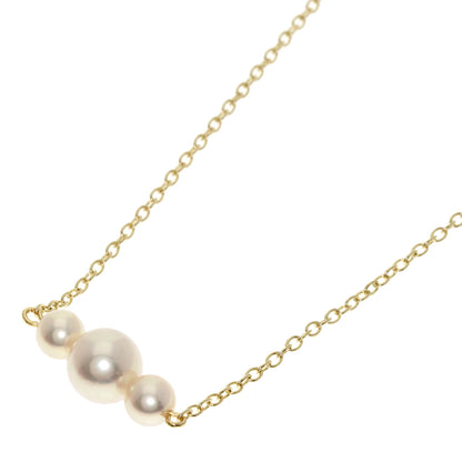 MIKIMOTO Pearl Pearl Necklace K14 Yellow Gold Ladies [Used]