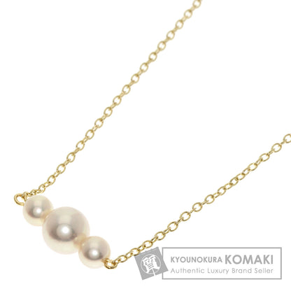 MIKIMOTO Pearl Pearl Necklace K14 Yellow Gold Ladies [Used]