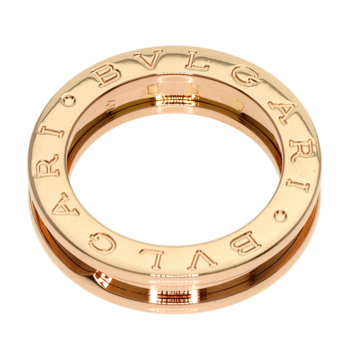 BVLGARI B.zero1 1 band XS #49 Ring K18 Pink Gold Ladies [Used]
