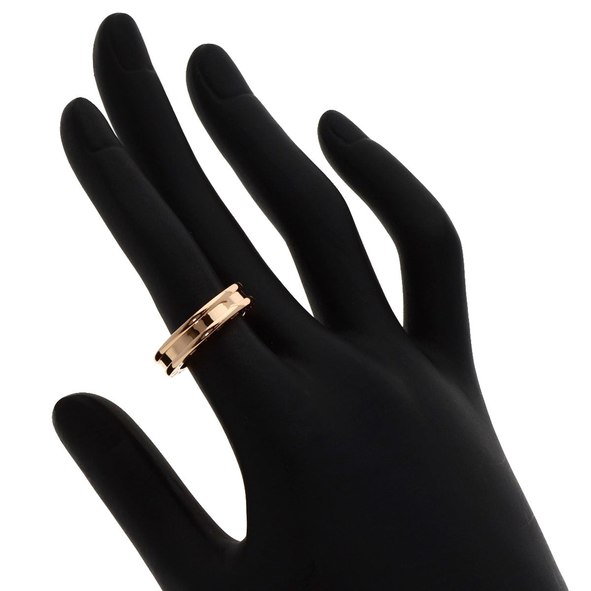 BVLGARI B.zero1 1 band XS #49 Ring K18 Pink Gold Ladies [Used]